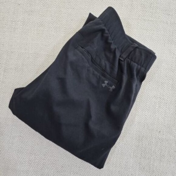 Under Armour The Showdown Pant Men's 32 x 32 Black Straight Golf Slacks Stretch - Picture 9 of 16